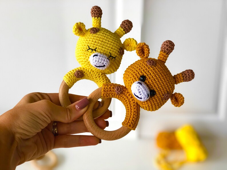 Crochet Baby Giraffe Rattle/Teether Pattern / Amigurumi Toy / Etsy