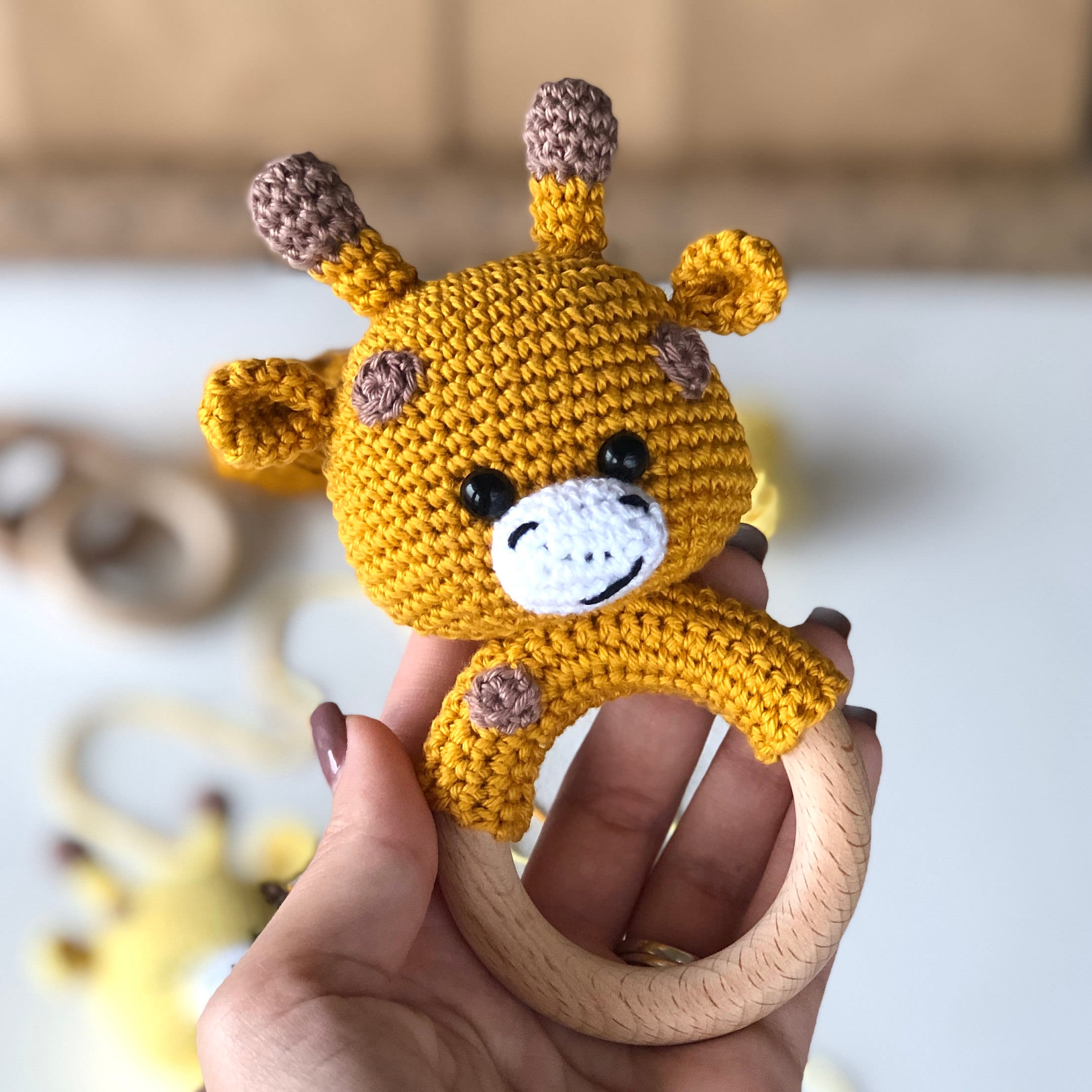 Crochet Baby Giraffe Rattle/Teether Pattern / Amigurumi Toy / Etsy
