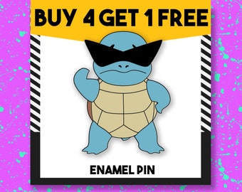Pokemon Squirtle in Costume Enamel Pin