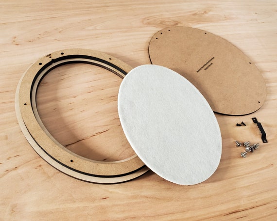 Wood Embroidery Hoop Frame Round/circle Decorative Display 