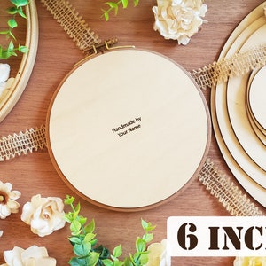 Embroidery Hoop Back 6 Inch | Embroidery Hoop, Hoop Back, Hoop Butts, Hand Embroidery, Cross Stitch, Crewel, Needlepoint