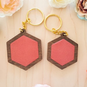 Honeycomb Embroidery Keychain, Embroidery Mini Frame, For Cotton & Muslin Fabric only