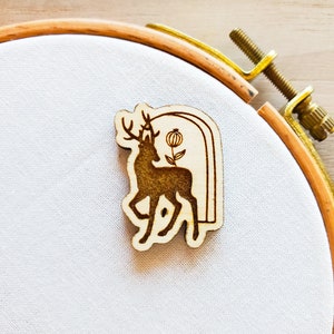 Rendier naald minder | Handborduurwerk, kruissteek, crewel, naaldpunt, draadschildering, naald, borduurring