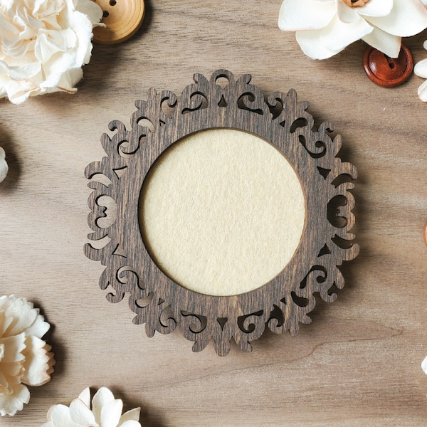 Mini Embroidery Frame 4 | Ornament Frame, Mini Frame, Vintage Frame for Hand Embroidery, Cross Stitch, Crewel, Needlepoint, Thread Painting