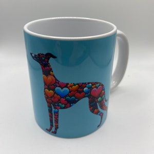 Tazza con cane levriero: regalo di caffè con levriero Whippet