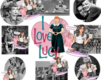 I Love Lucy Tumbler Wrap - PNG FILE ONLY