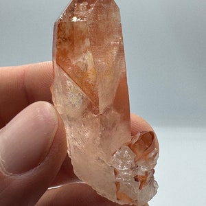 Red Hematite included Quartz Orange River Namibia