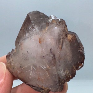 Red Hematite included Quartz Orange River Namibia
