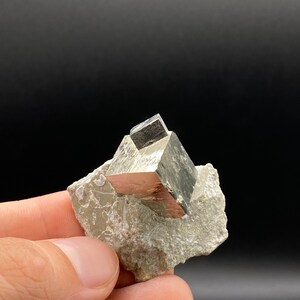 Inter-grown Pyrite Cubes on Matrix