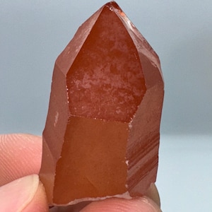Red Hematite included Quartz Orange River Namibia