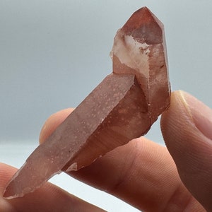 Red Hematite included Quartz Orange River Namibia