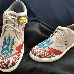 Shoes Art Hand Drawn Painted Sneakers
