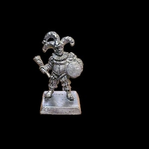 Tin fantasy figure Jester collectable gift ,handmade