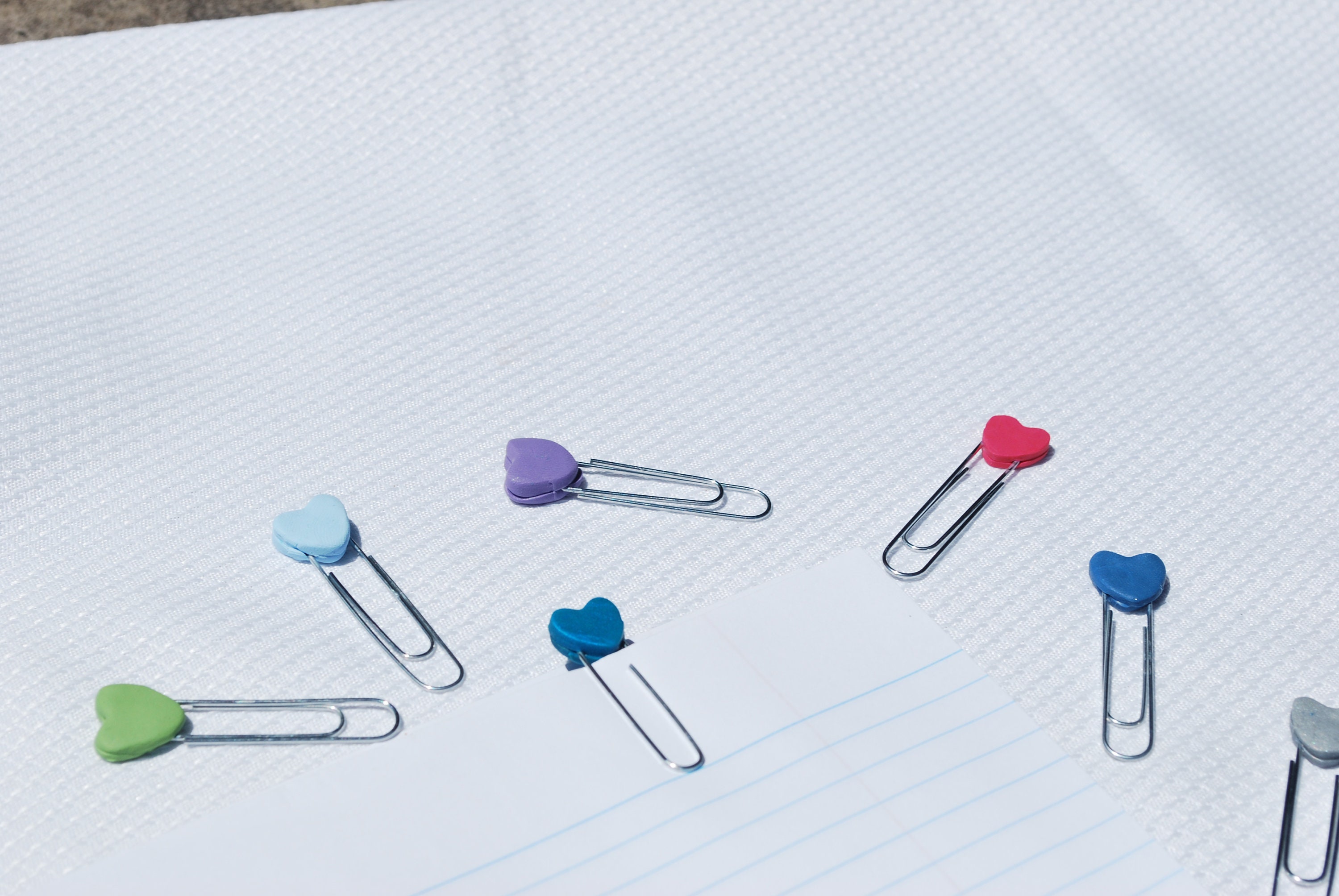 Heart Paper Clips Etsy