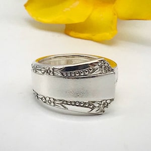 Delmar 1939, Spoon Ring, Vintage Flatware Ring, Silverware Ring