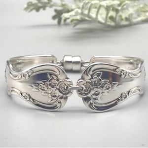 1951 Magnolia Antique Spoon Bracelet, flatware Jewelry