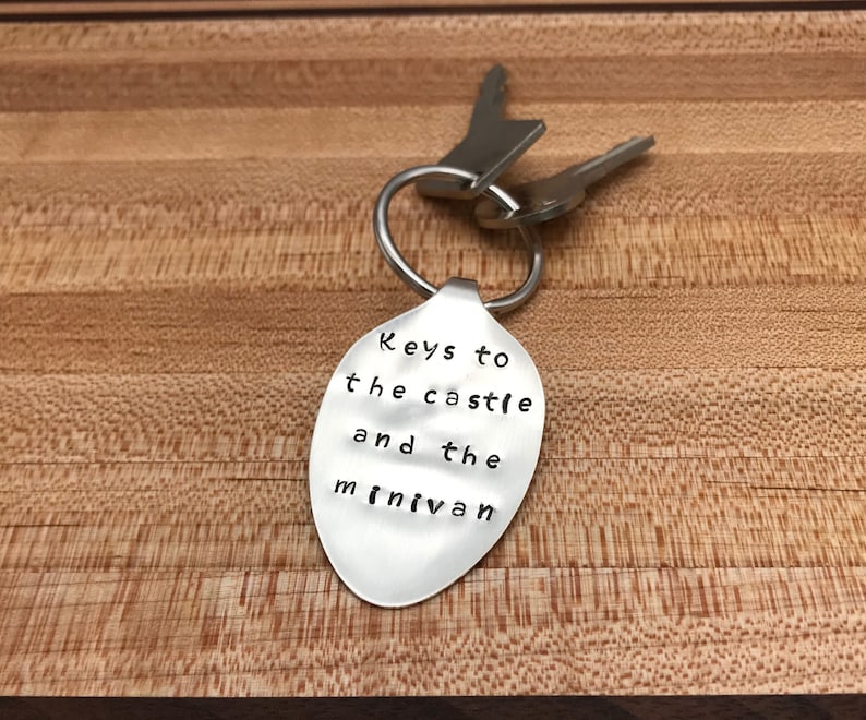 Unique Gift Custom Keychain Keychain Stamped Keychain