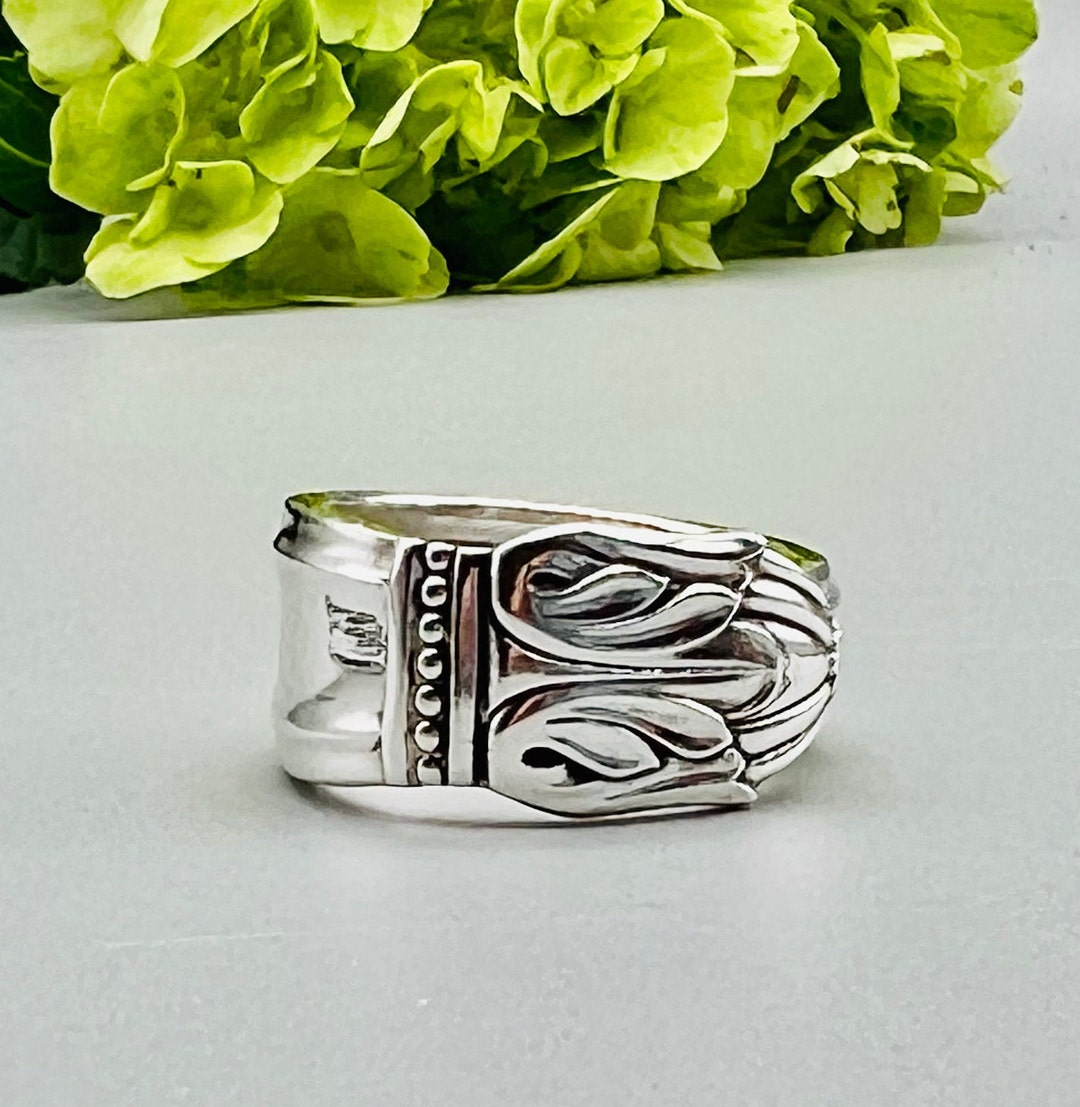Danish Princess, Antique Spoon Ring,1938 Vintage Flatware Ring, Spoon ...