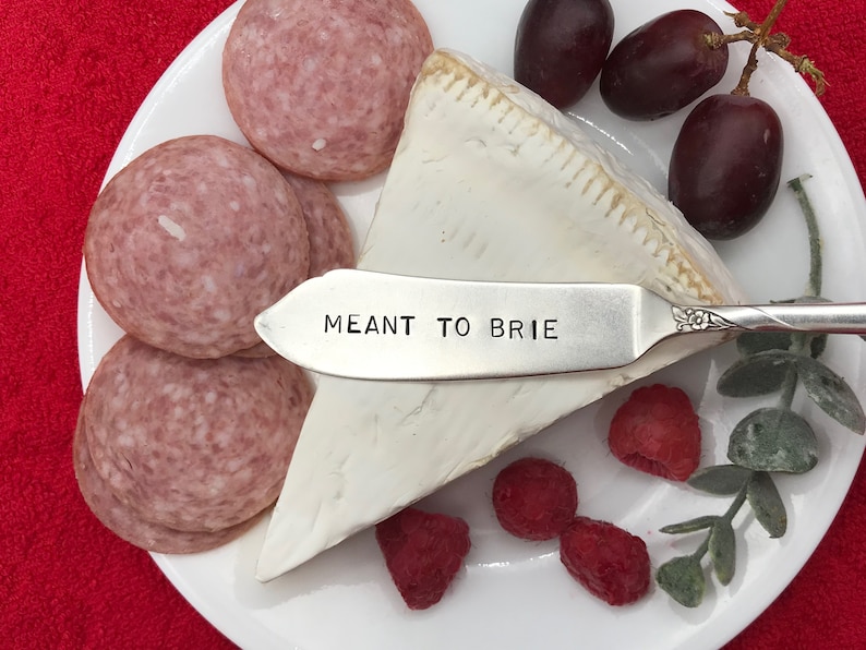Meant to Brie Cheese Knife Cheese Spreader Brie Knife Etsy