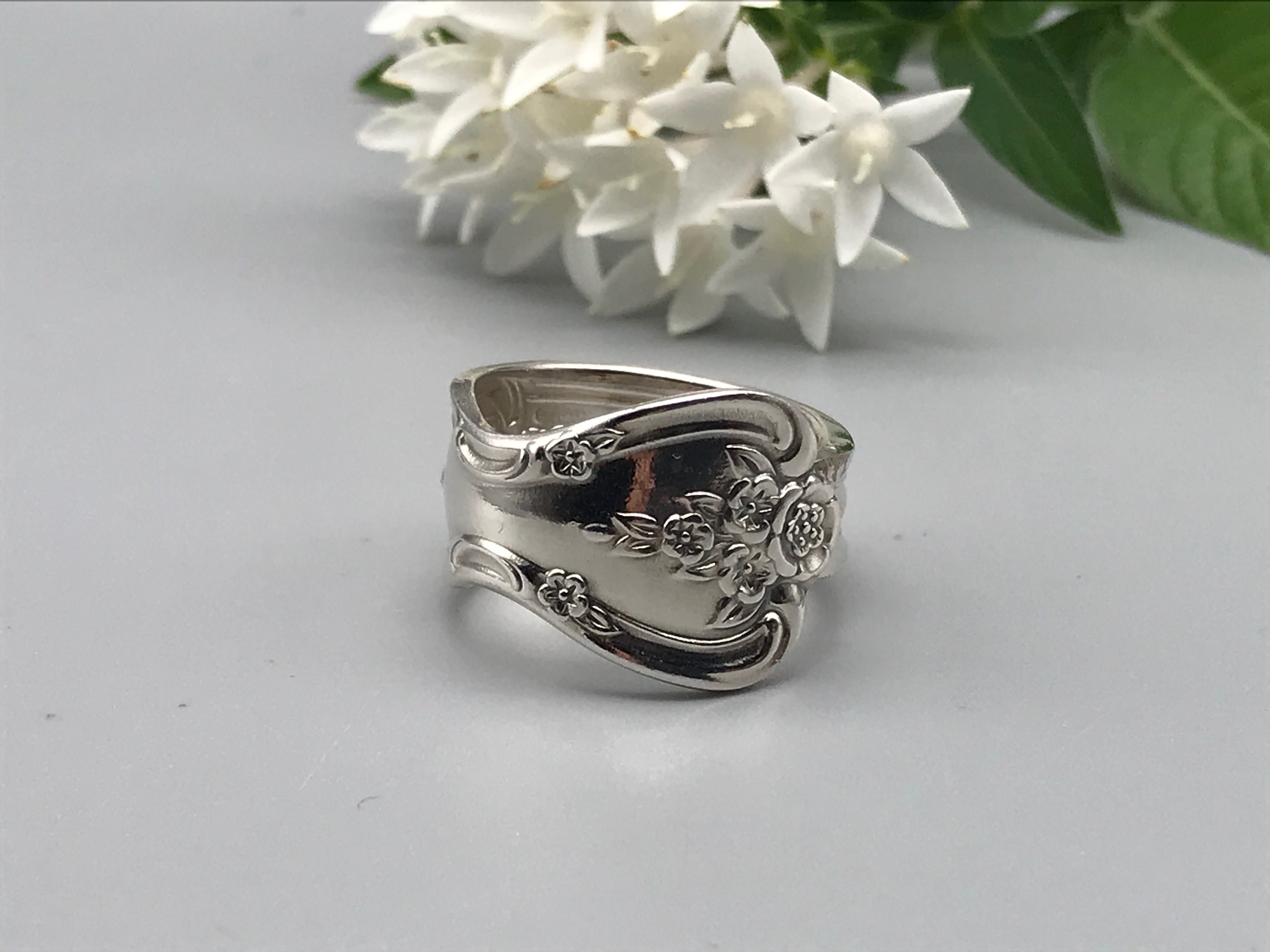 Magnolia 1951 Antique Spoon Ring Vintage Flatware Ring - Etsy
