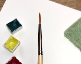 Watercolor paint brush #2, synthetic paint brush