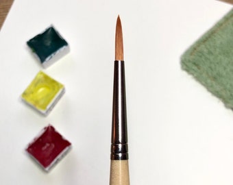 Synthetic Watercolor Paint Brush - Size #4