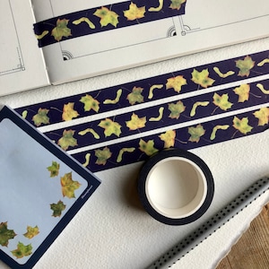 Maple leafs washi tape 15mmX10m, Leaf washi tape