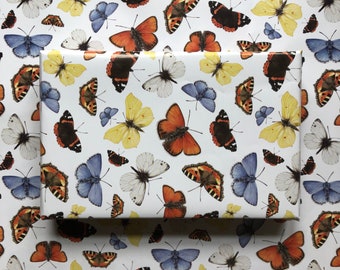 Butterfly gift wrap, wrapping paper sheet