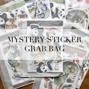 STICKER GRAB BAG, Sticker Mystery Pack, Sticker Sets