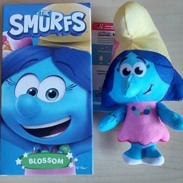 2022 McDonald's Smurfs Plush Soft Toys With 1 FREE Pack of 2024 McDonald's UNO Cards