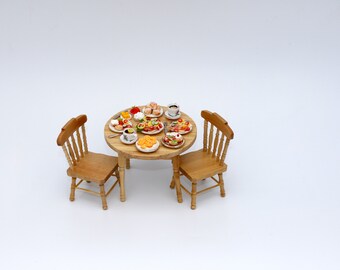 Afternoon tea table and chairs