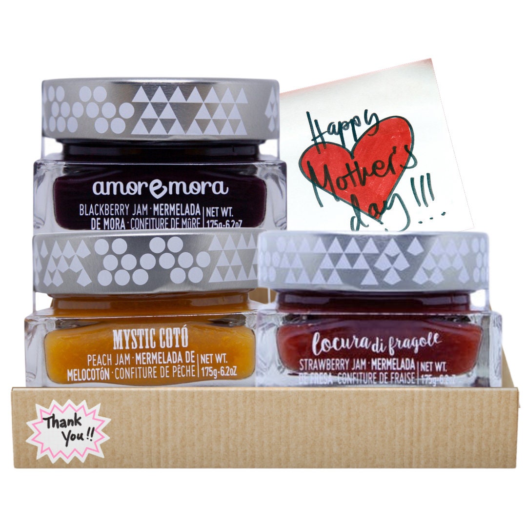 Jam Gift Box 3 units of artisan and organic jams made with Etsy