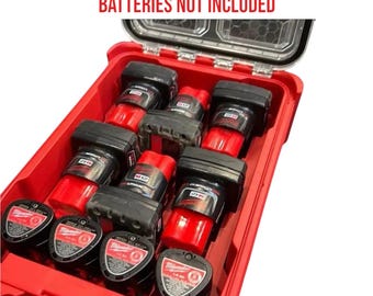 Milwaukee-kompatibel M12-batteriorganiseringsbricka