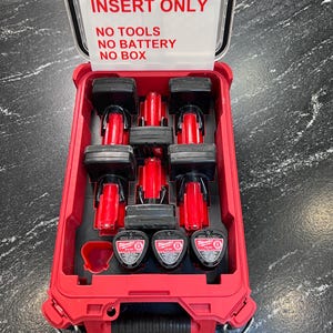 Milwaukee Compatible M12 Battery Organizing Insert Tray “New Version”