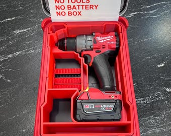 Milwaukee Compatible M18 Hammer Drill/Driver Organizing Insert Tray