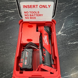 Milwaukee Compatable M18 Oscillating Multitool Packout Insert Tray