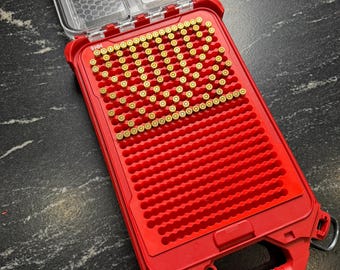 9mm 3D Printed Ammo Insert Milwaukee Compact Low-Profile Packout - holds 345 rounds