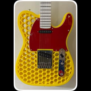 3D Printed Telecaster, guitar, fender style, full size, gift, present.
