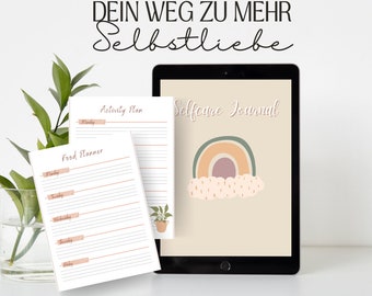 Diario di cura di sé | Planner digitale | Pianificatore GoodNotes | Pianificatore iPad | Agenda giornaliera | Salute mentale Mindfulness Guarigione Ansia Amore per se stessi