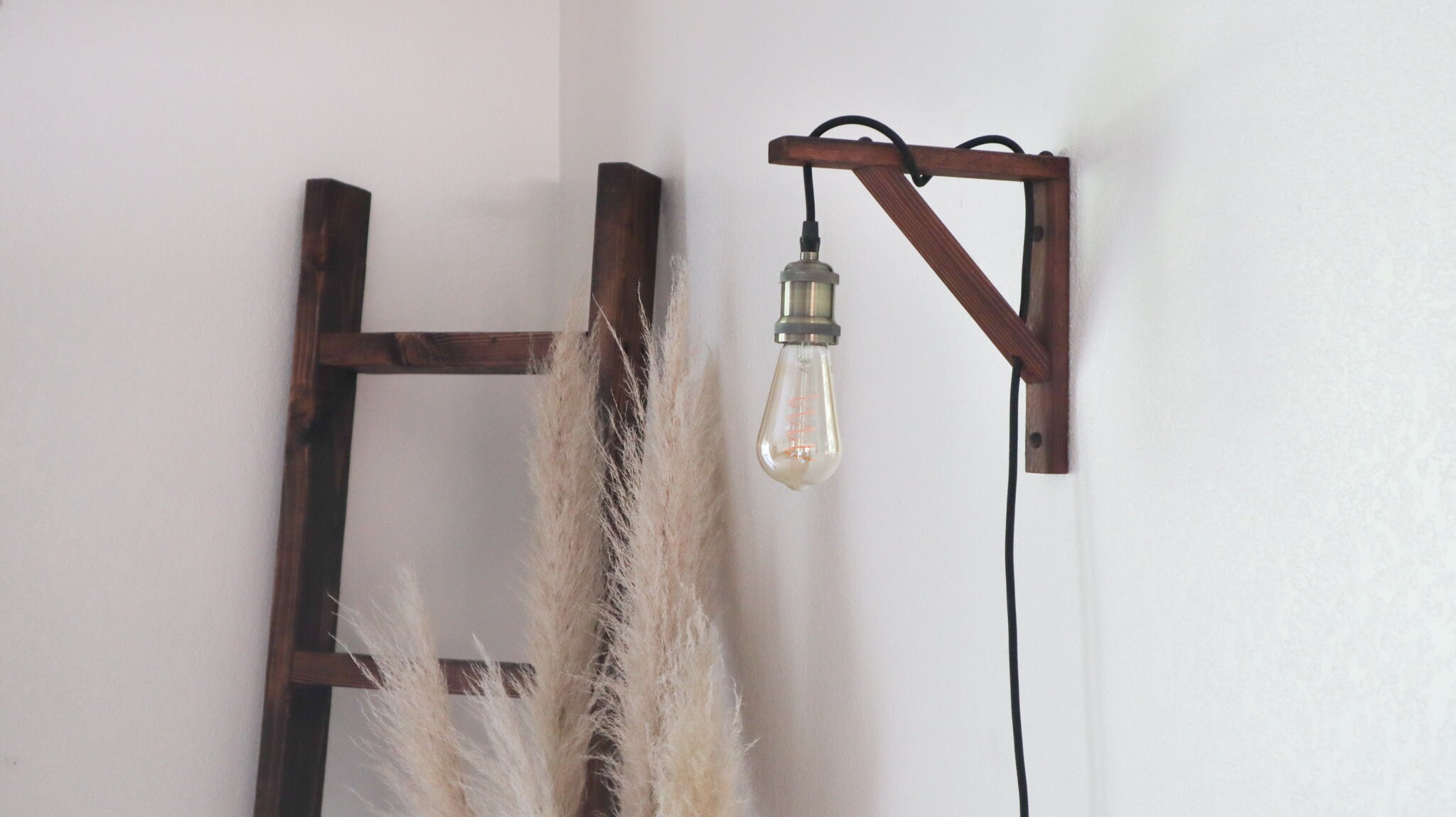 Rustic hanging wall light Etsy
