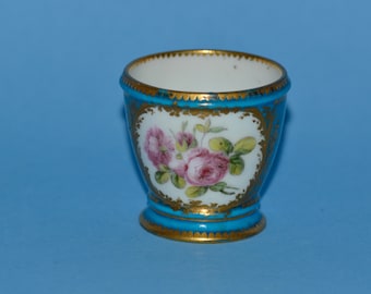 A rare Sevres 18th Century porcelain egg cup