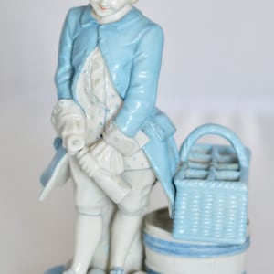 1887/1900 Sitzendorf Porcelain Figurine of man drinking wine