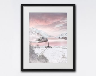 Impression du monument de Glenfinnan, impression d'Écosse, cadeau écossais, photographie