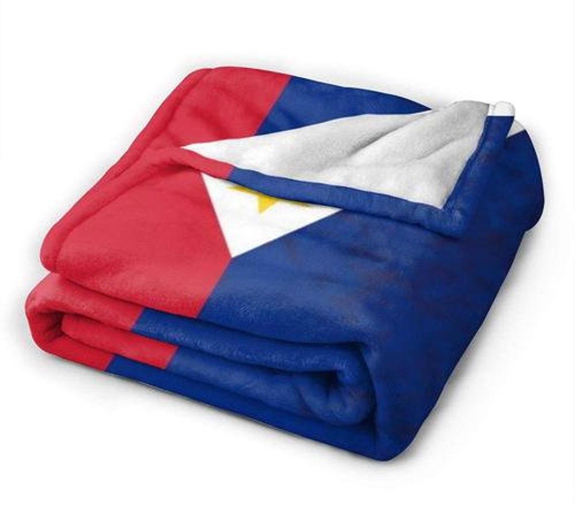 Philippines Flag Polar Fleece Blanket 50x60 Etsy