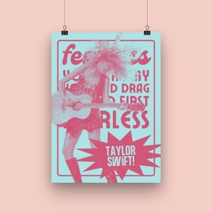 Fearless Taylor Swift Album Poster, DIGITAL PRINT, Taylor's
