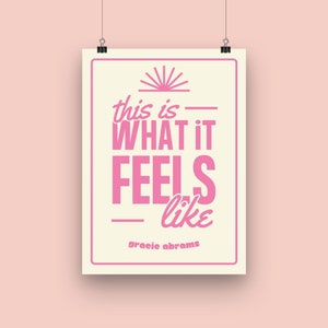 Gracie Abrams This is What It Feels Like - Etsy