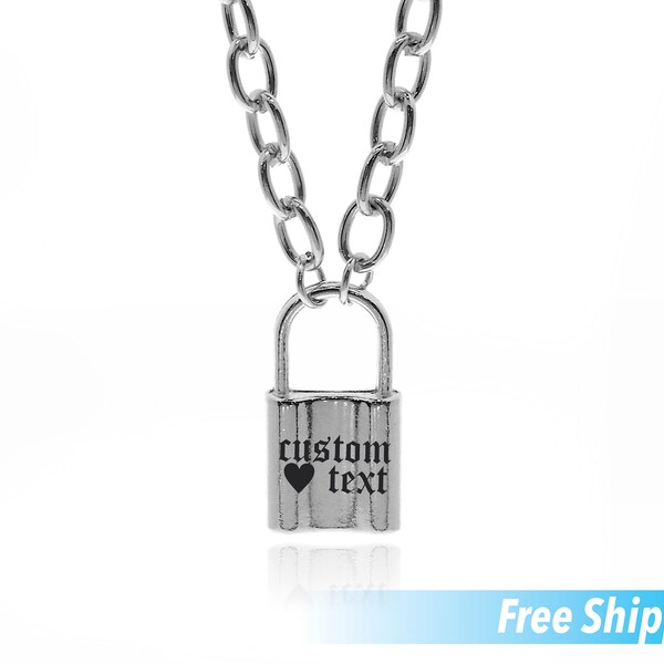 Padlock Jewelry Etsy