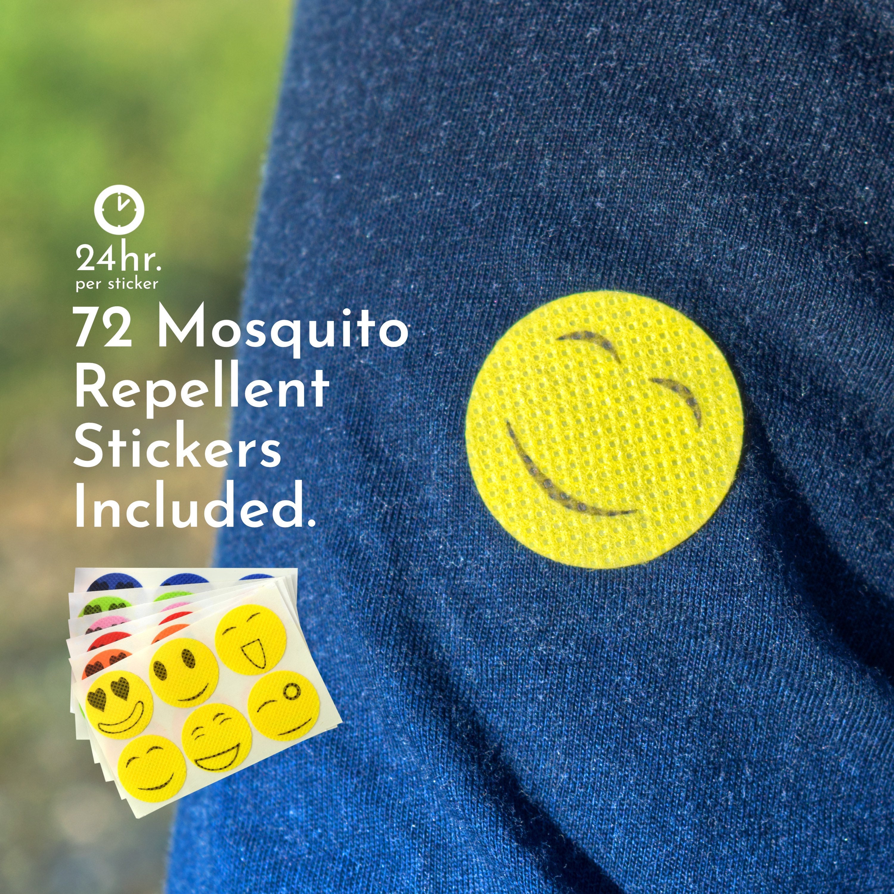 72 Mosquito Repellent Stickers Insect Repellent for Kids Bug Etsy