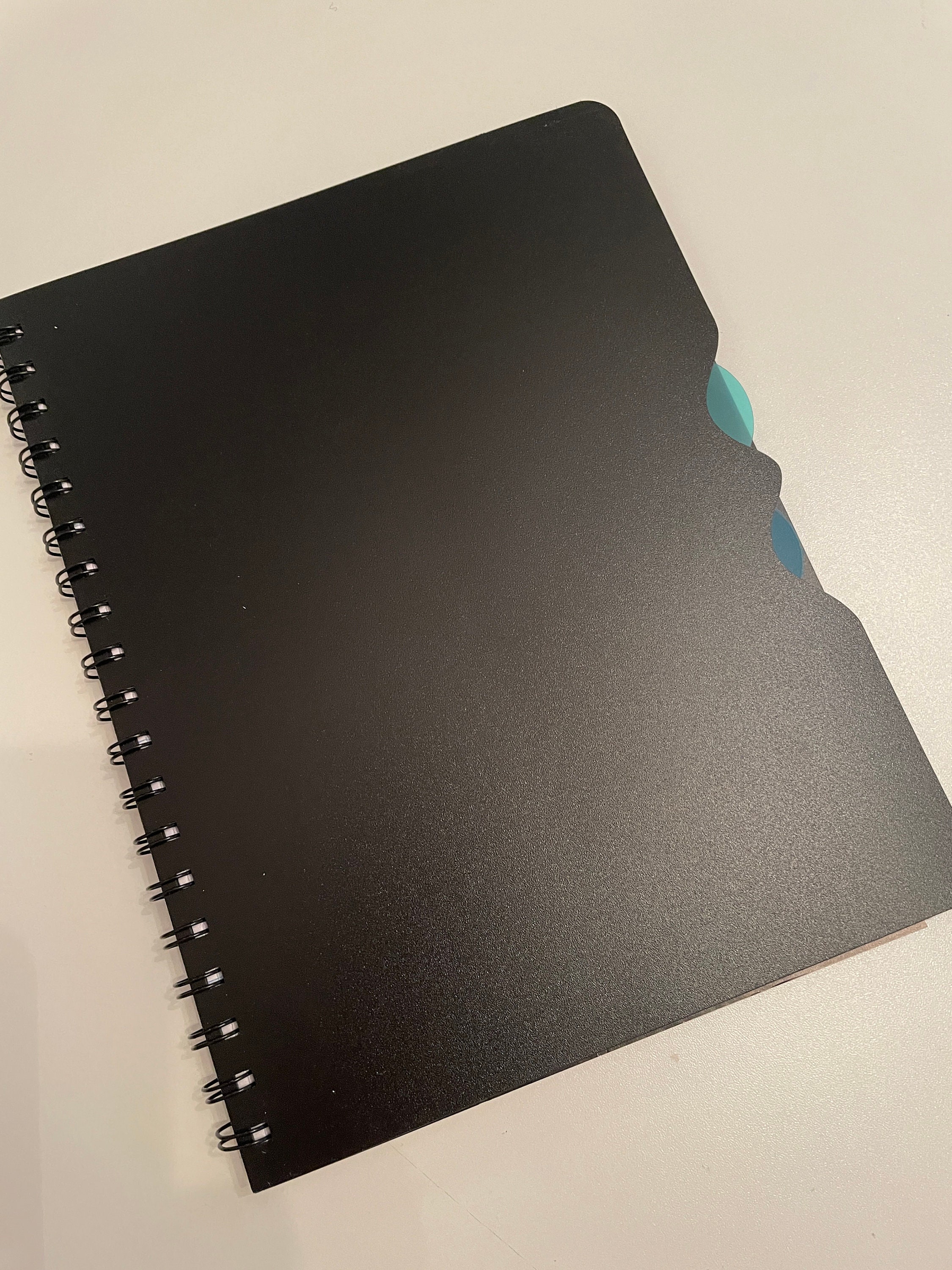 Larger B5 3 subject notebook 120 pages Personalised Notebook Etsy