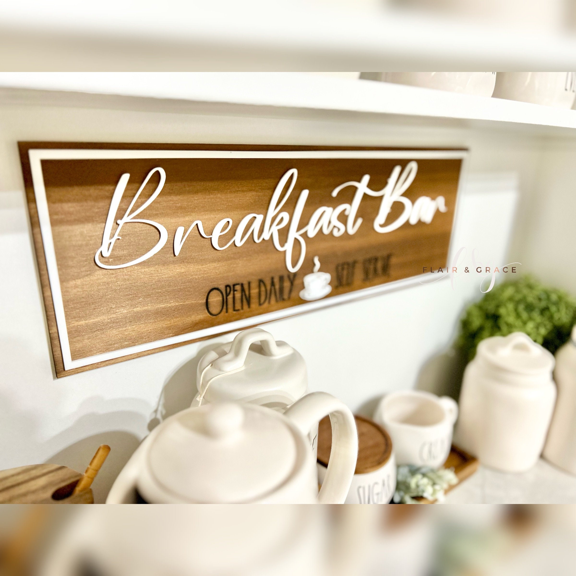 Breakfast Bar Sign - Etsy Australia